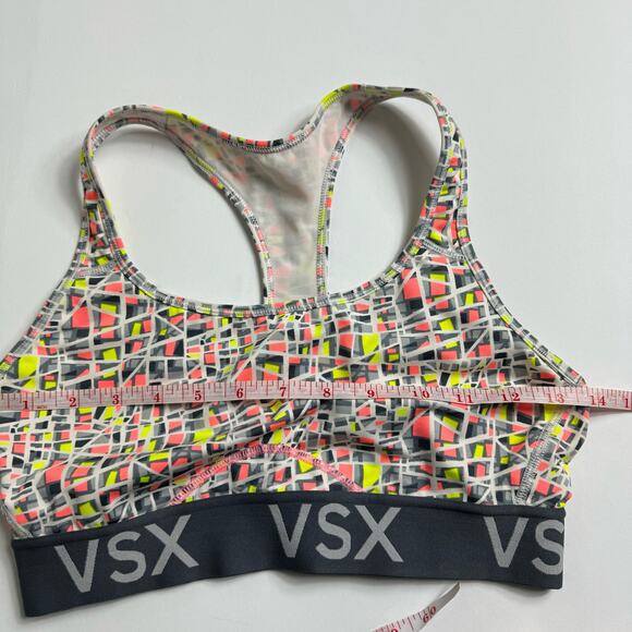 Victoria’s Secret Sport VSX The Player Sports Bra Size Medium Geometric Print - Picture 9 of 10